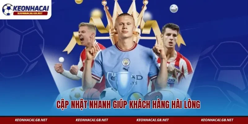 Cập nhật nhanh giúp khách hàng hài lòng  Cập nhật nhanh giúp khách hàng hài lòng