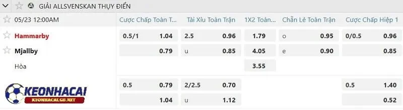 Tỷ lệ soi kèo nhà cái Hammarby vs Mjallby Tỷ lệ soi kèo nhà cái Hammarby vs Mjallby
